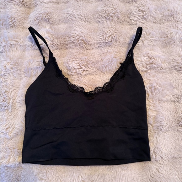 Aritzia Other - Aritzia Black Lace Trim Camisole